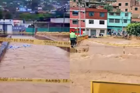 R�o Huallaga desbord� en Hu�nuco