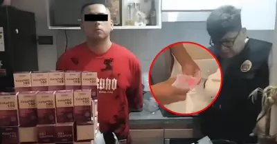 Polic�a desmantel� red de producci�n de 'tusi' en edificio residencial de Bre�a