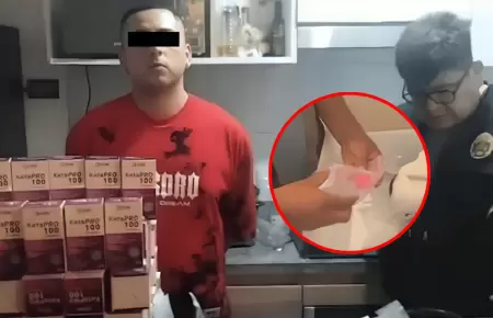 Polic�a desmantel� red de producci�n de 'tusi' en edificio residencial de Bre�a