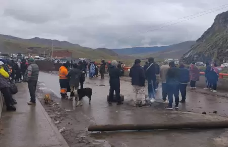 Suspenden paro en v�a Los Libertadores para que autoridades se re�nan con MTC