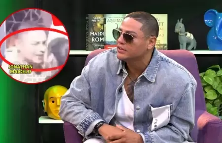 Jonathan Maicelo es ampayado con exconductora