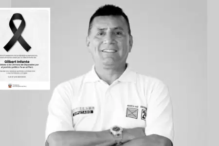 Presidencia lament� asesinato de candidato a diputado, Gilbert Infante