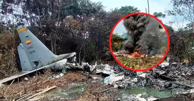 Tres d�as de duelo por tragedia a�rea en Colombia.