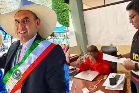 Alcalde distrital en Cajamarca es detenido por presunta coima a empresario.
