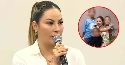 Pamela L�pez confiesa que NO PUDO MATRICULAR a sus hijos en el colegio por DEUDA