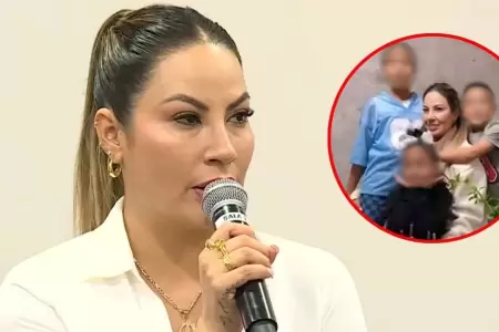 Pamela L�pez confiesa que NO PUDO MATRICULAR a sus hijos en el colegio por DEUDA