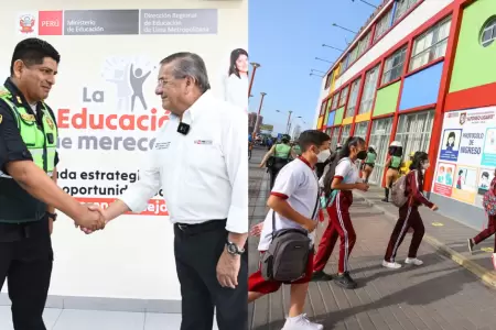 Seguridad de colegios en Lima Metropolitana ser� reforzada contra criminalidad.