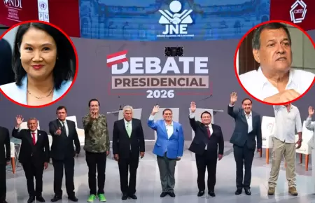 Tercer debate presidencial JNE: sigue el minuto a minuto con los 12 candidatos.