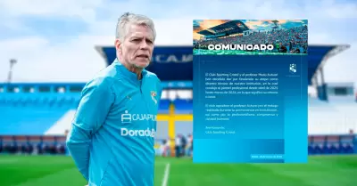 Comunicado oficial de Sporting Cristal anuncia el fin del ciclo de Paulo Autuori