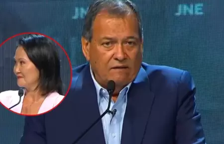 Jorge Nieto confronta a Keiko Fujimori