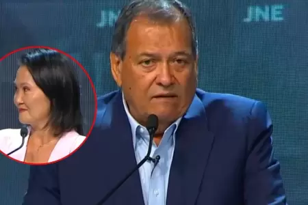 Jorge Nieto confronta a Keiko Fujimori