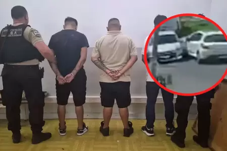 Delincuentes detenidos por robo en Argentina.