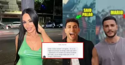 Argentina que aparece en el ampay se pronuncia