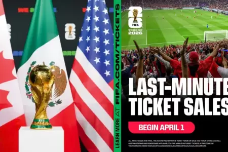 FIFA pondr� a la venta las �ltimas entradas del Mundial 2026 el 1 de abril