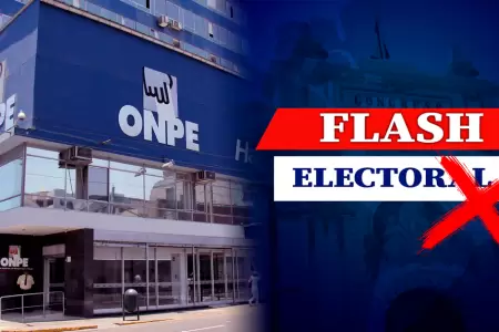 La ONPE inform� que resultados podr�n seguirse en tiempo real.