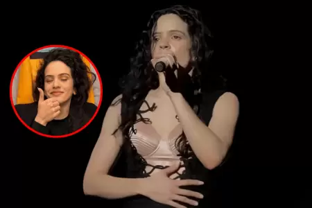 Rosal�a abandon� su concierto en Mil�n entre l�grimas y disculpas