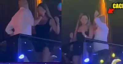 Carlos Alc�ntara vuelve a ser captado con jovencita en discoteca