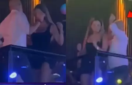 Carlos Alc�ntara vuelve a ser captado con jovencita en discoteca