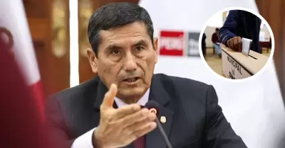 Premier Arroyo sobre resguardo durante elecciones 2026