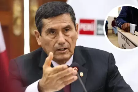 Premier Arroyo sobre resguardo durante elecciones 2026