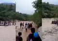 Cajamarca: Familia traslada f�retro en flotador ante la falta de un puente peatonal en Cutervo