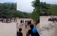 Cajamarca: Familia traslada f�retro en flotador ante la falta de un puente peatonal en Cutervo