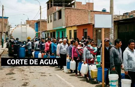 Corte de agua en Lima el 29 y 30 de marzo.
