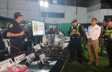 PNP desarticul� 154 bandas criminales tras operativos en �ltimas 72 horas