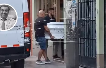 Restos de Manolo Rojas fueron trasladados a funeraria en SJL