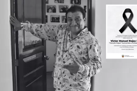 Presidencia lamenta fallecimiento de Manolo Rojas