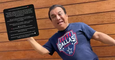 Familia de Manolo Rojas env�a emotivo mensaje tras su muerte