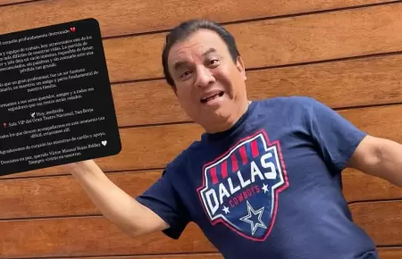 Familia de Manolo Rojas env�a emotivo mensaje tras su muerte