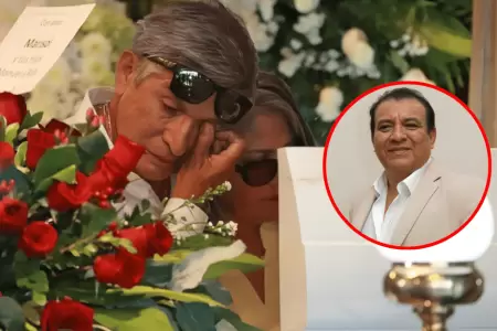 Fernando Armas muy afectado por el fallecimiento de su amigo Manolo Rojas