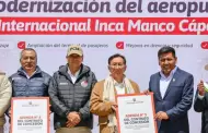 Presidente Balc�zar destraba m�s de 470 millones de d�lares para modernizar aeropuertos del sur