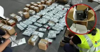 Celulares valorizados en m�s de S/700 eran ingresados ilegalmente