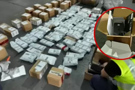 Celulares valorizados en m�s de S/700 eran ingresados ilegalmente