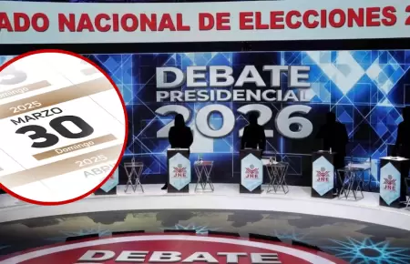 Debate Presidencial:12 candidatos para el lunes 30 de marzo