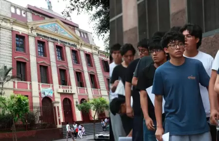 Resultados del examen de admisi�n UNFV