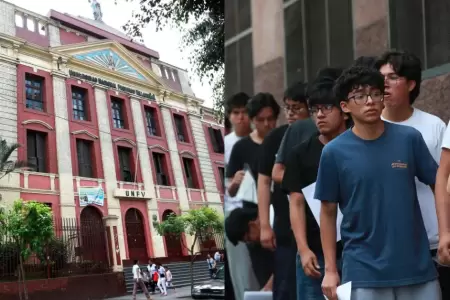 Resultados del examen de admisi�n UNFV