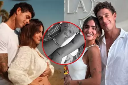 Hugo Garc�a e Isabella Ladera ya son padres