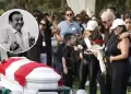 Manolo Rojas recibe el �ltimo adi�s con emotivo sepelio en cementerio de Huachipa