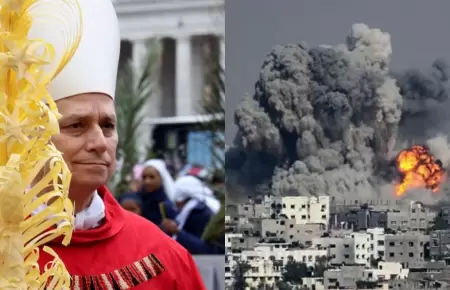 Papa Le�n XIV llama a deponer las armas en su primera misa de Domingo de Ramos