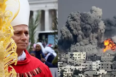 Papa Le�n XIV llama a deponer las armas en su primera misa de Domingo de Ramos