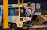Cercado de Lima: C�ster se despista en la avenida Argentina y chofer resulta herido