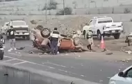 Accidente en la Costa Verde: Reportan cinco heridos tras aparatoso despiste de auto rumbo al Callao