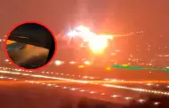 Avión con pasajeros a bordo aterrizó de emergencia tras explosión de una turbina: Esto se sabe