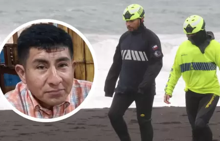 Familiares de pescador peruano desaparecido en Chile piden seguir con su b�squed