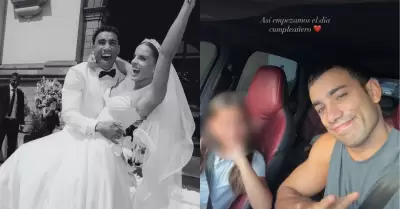 Said Palao celebra su cumplea�os sin Alejandra Baigorria