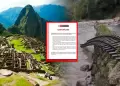 Huaico en Cusco afecta acceso a Machu Picchu: Mincul confirma restricciones, reprogramaci�n de visitas y devoluci�n de entradas