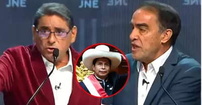 Carlos �lvarez arremete contra Yohny Lescano durante discusi�n en debate preside